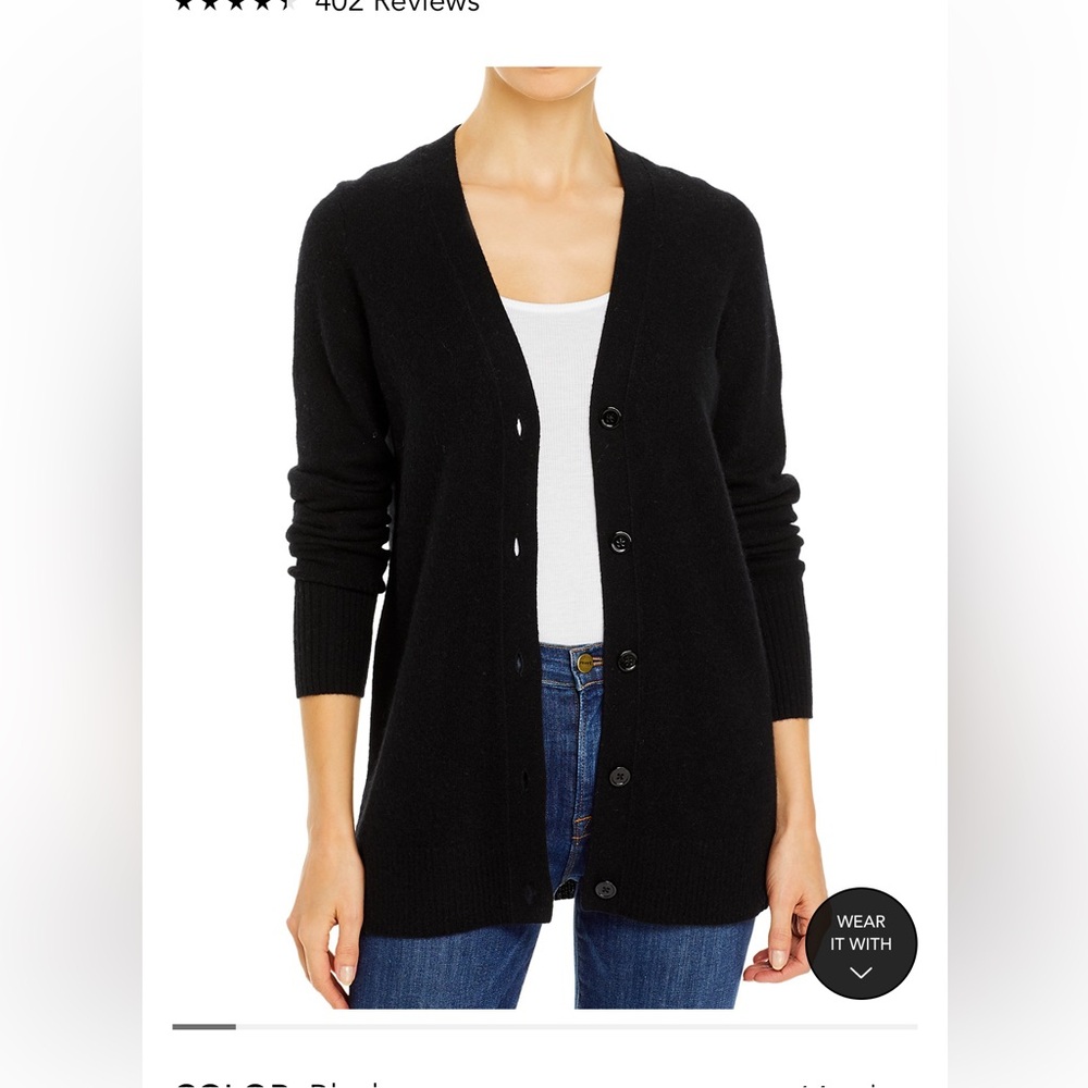 C by Bloomingdale’s Cashmere Cardigan Sweater